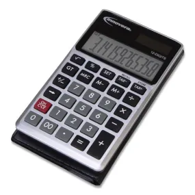 15922 Pocket Calculator, Dual Power, 12-digit Lcd Display