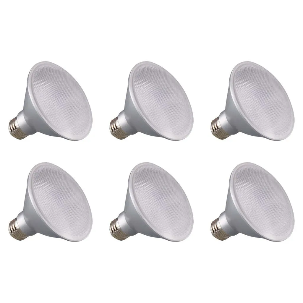 15W - PAR38 LED - 3000K - 60 deg. Beam Angle - Medium base - 120V - 6-Pack