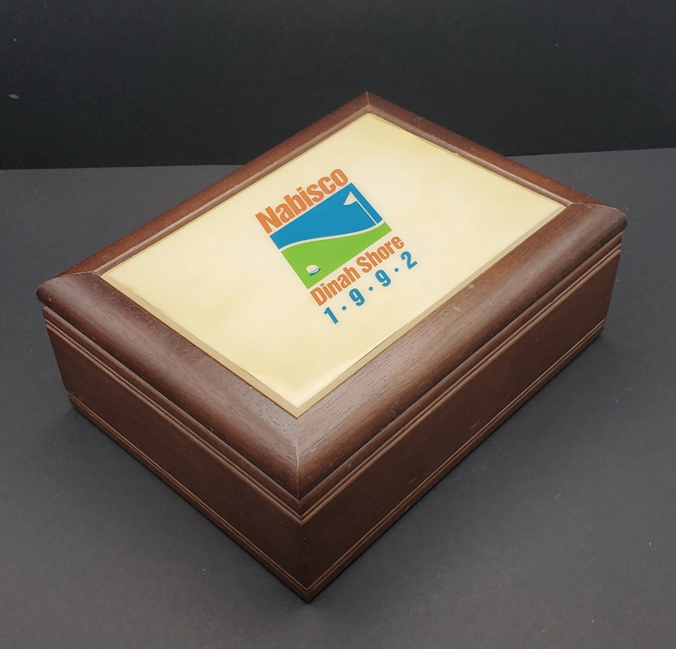 1992 Nabisco Dinah Shore Women's Golf Tournament Commemorative Wood Box