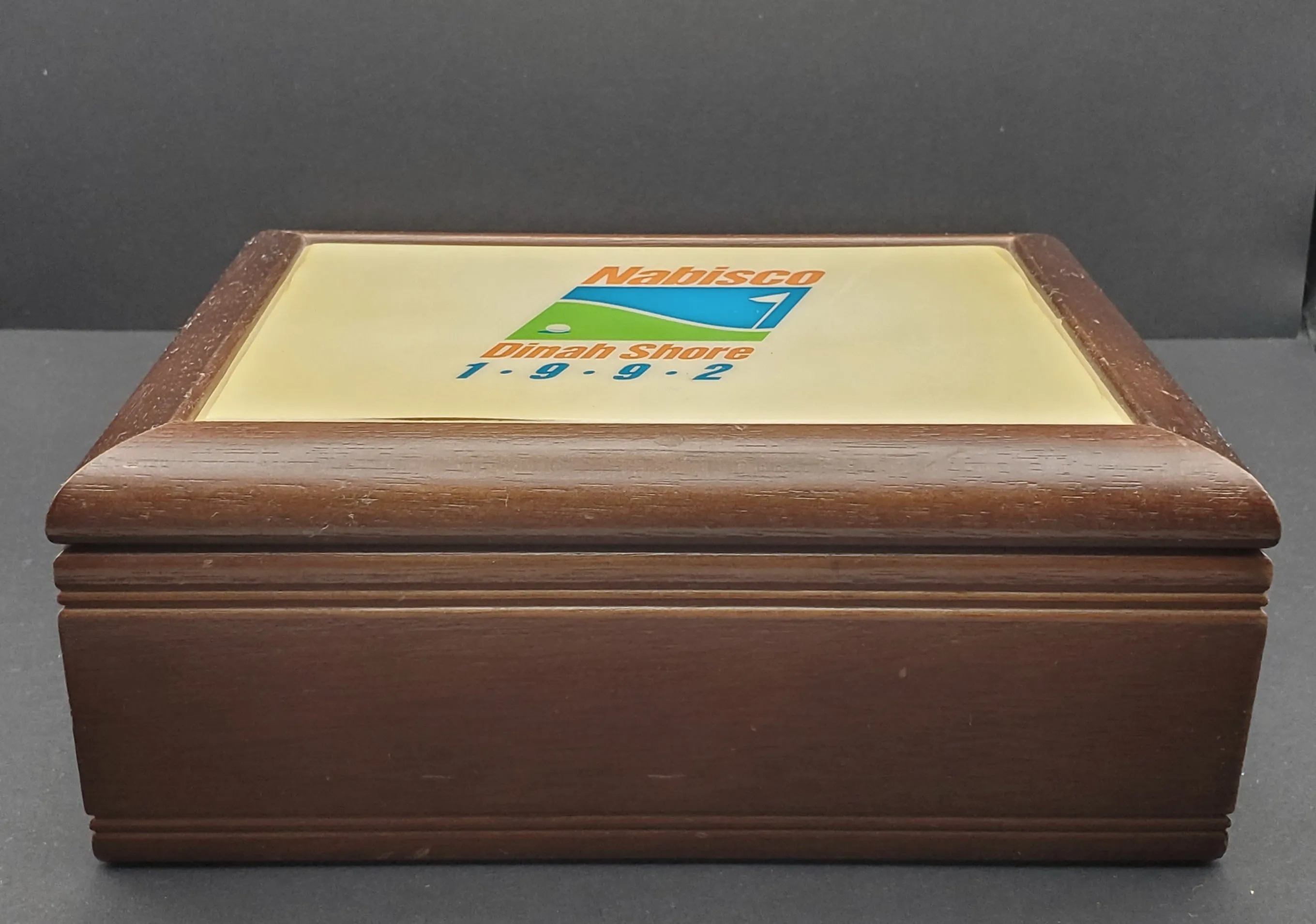 1992 Nabisco Dinah Shore Women's Golf Tournament Commemorative Wood Box