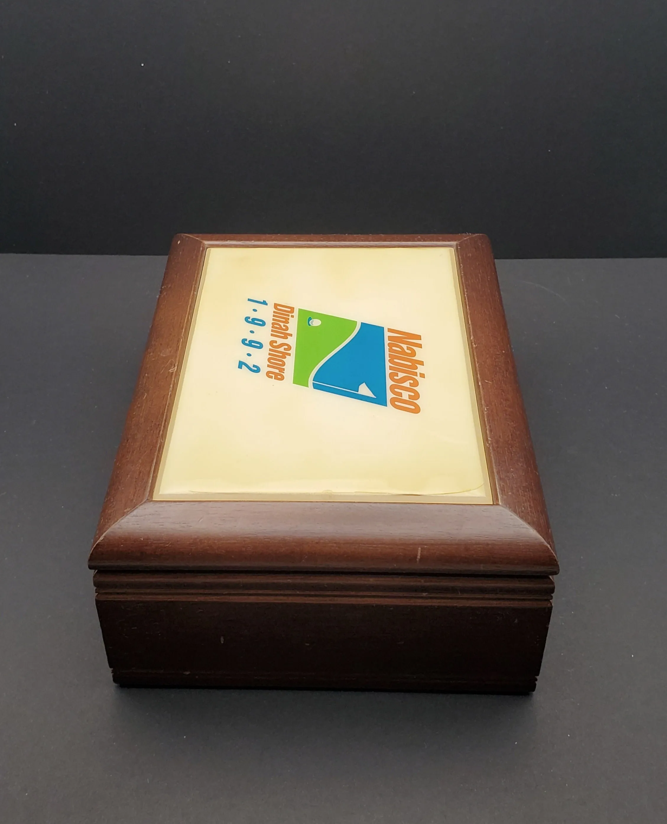 1992 Nabisco Dinah Shore Women's Golf Tournament Commemorative Wood Box