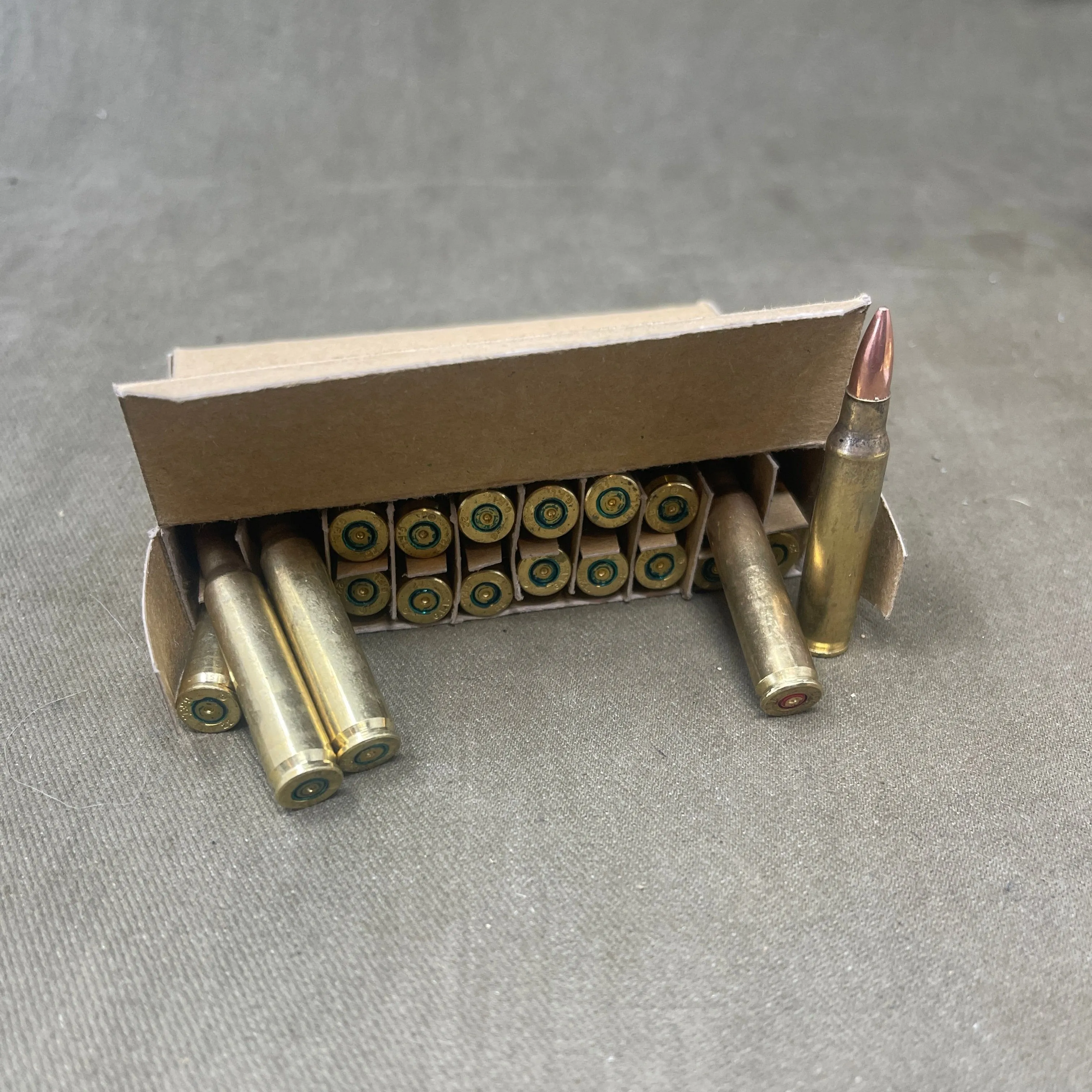 20 x 5.56mm Cartridges Ball M193 Remington Arms Corp