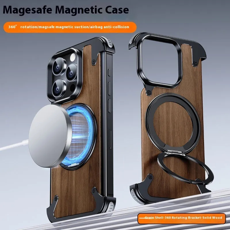 360° Rotating Bracket Metal iPhone Case