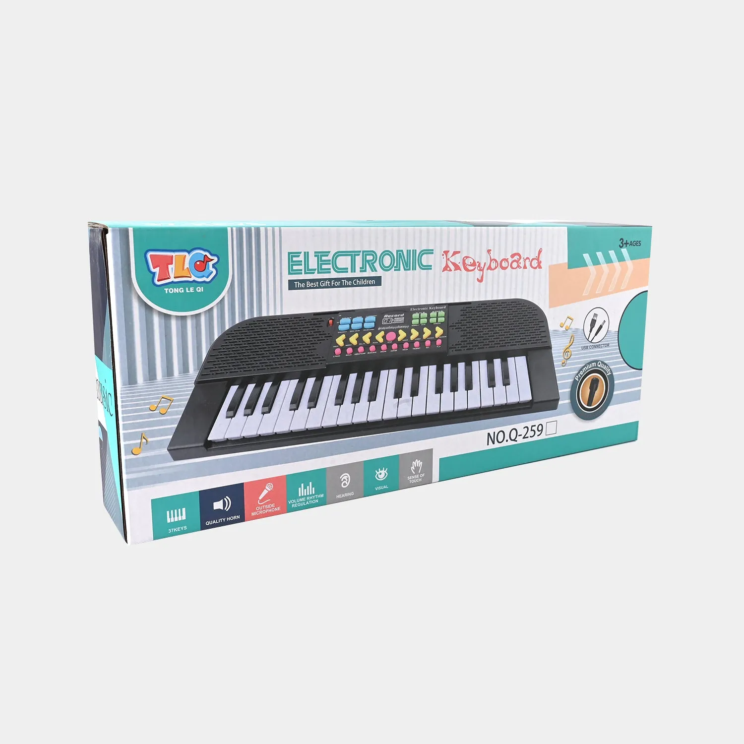 37 Key Piano With Microphone For Kids