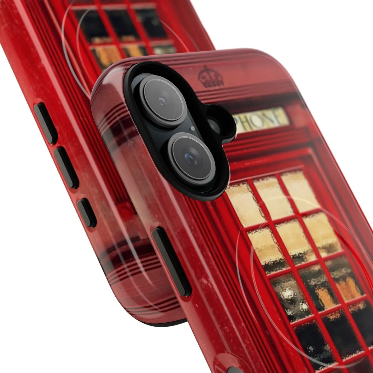 3D Magnetic Telephone Booth Phone Case