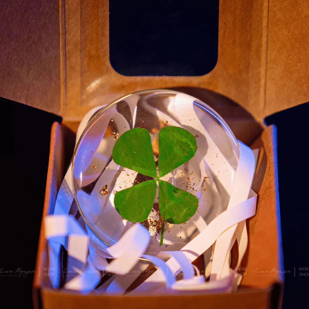 4 Leaf Clover Gift Box, Decorative, Bedroom, Handcrafted, For Gift