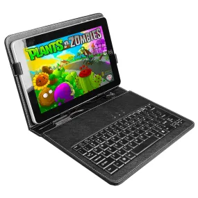 8inch tablet case with keyboard - Black