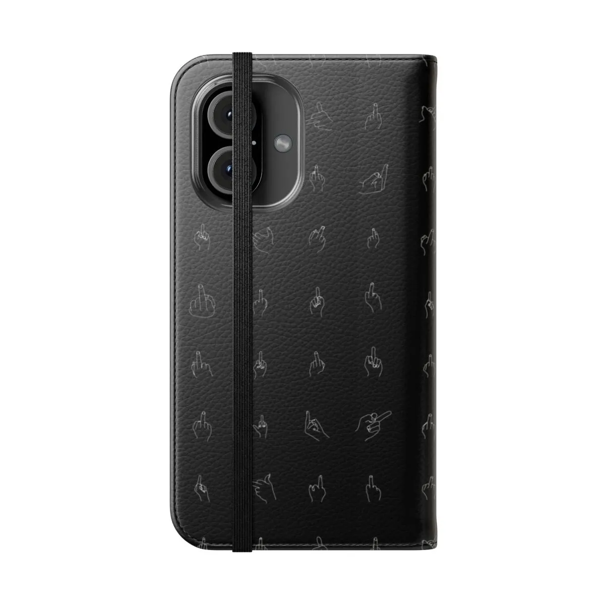 Abstract Middle Finger Phone Case Cover