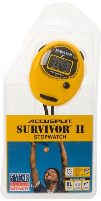 Accusplit Survivor II Stopwatch with Yellow Case