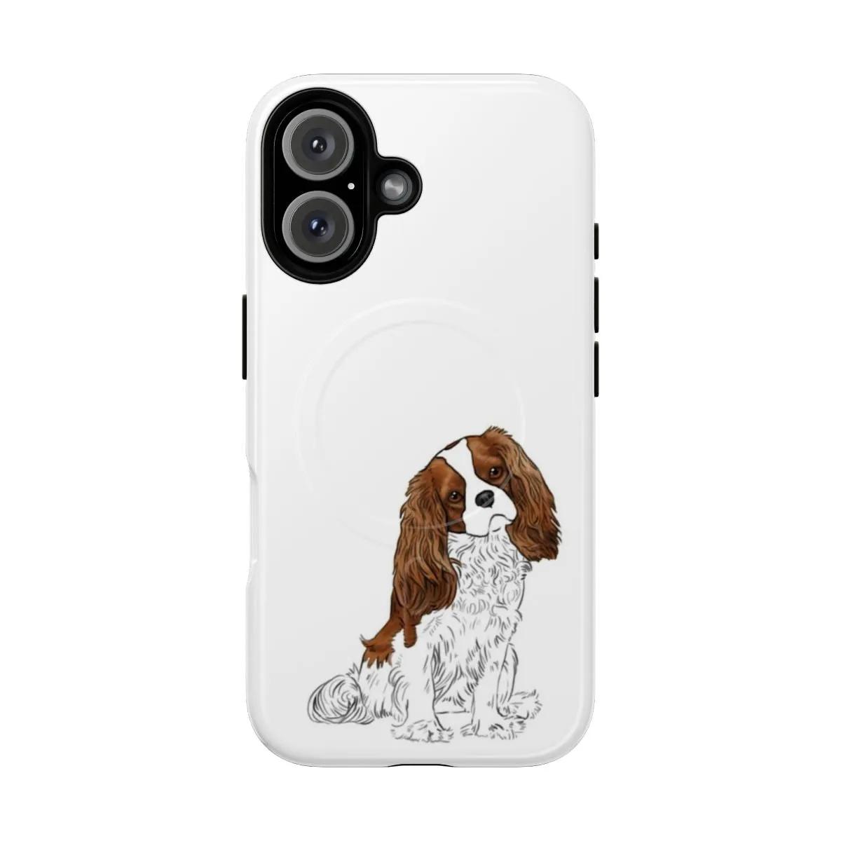 Adorable Blenheim Cavalier King Charles Spaniel Phone Case