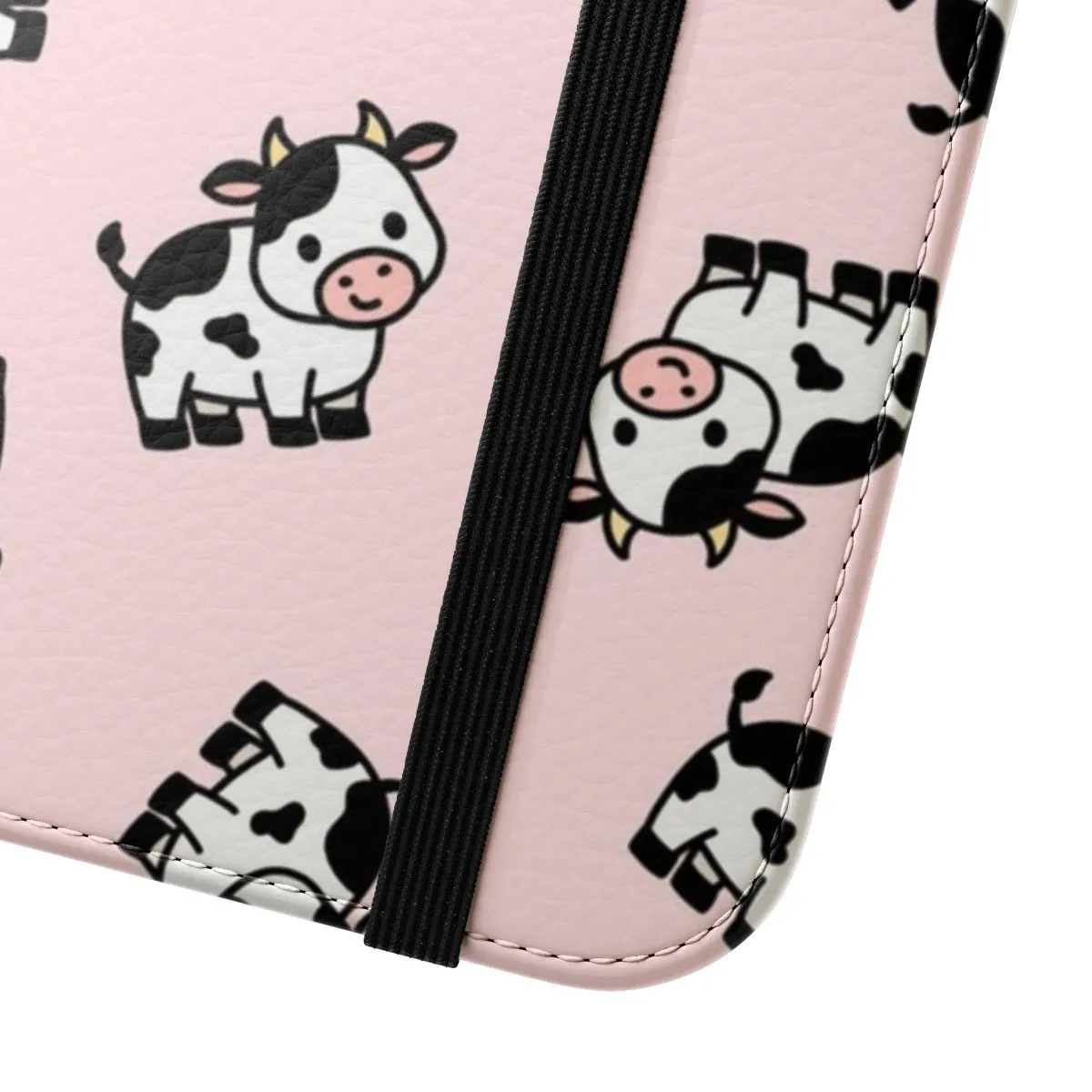 Adorable Cow-Themed Flip Phone Case