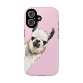 Adorable Llama Magnetic Tough Phone Cases