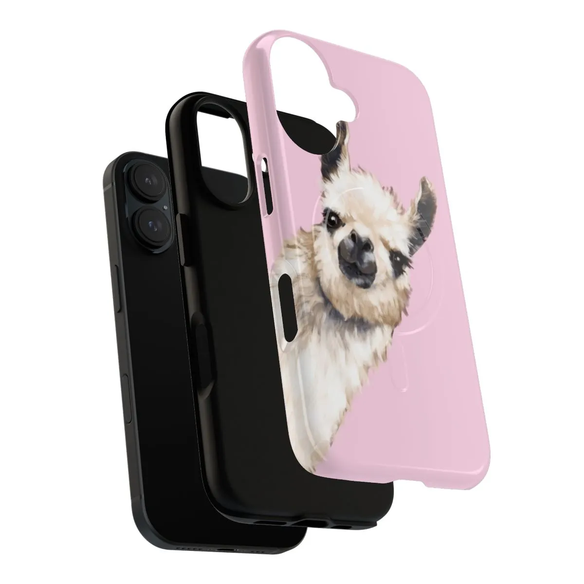 Adorable Llama Magnetic Tough Phone Cases