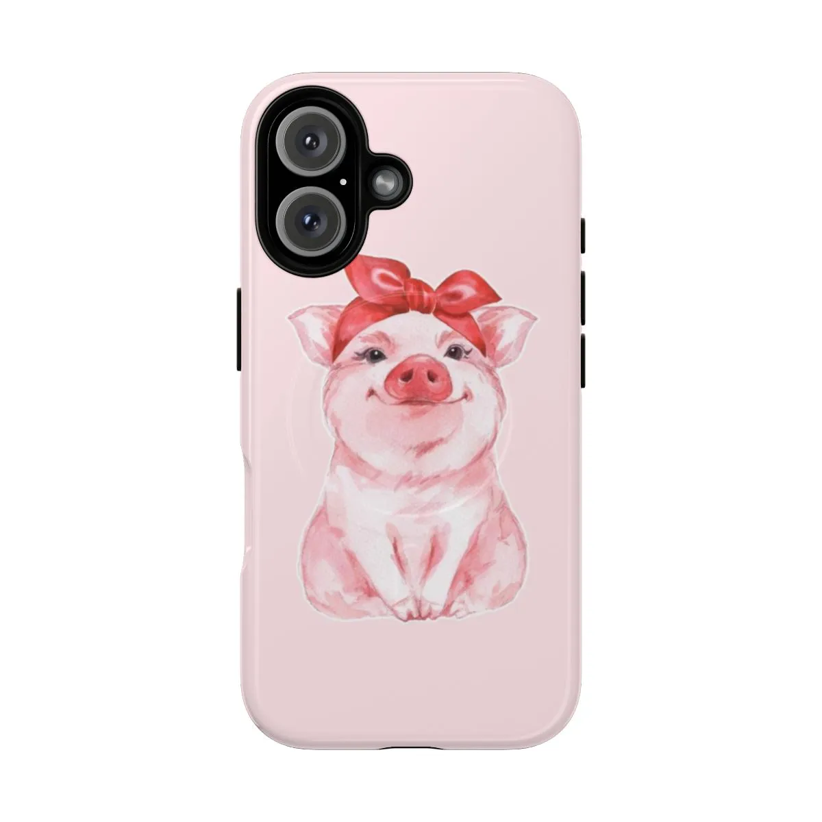 Adorable Red Piggy Magnetic Tough Phone Case