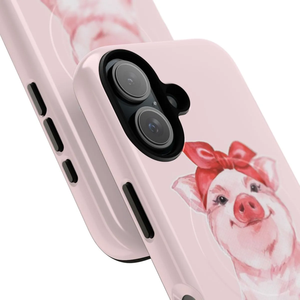 Adorable Red Piggy Magnetic Tough Phone Case