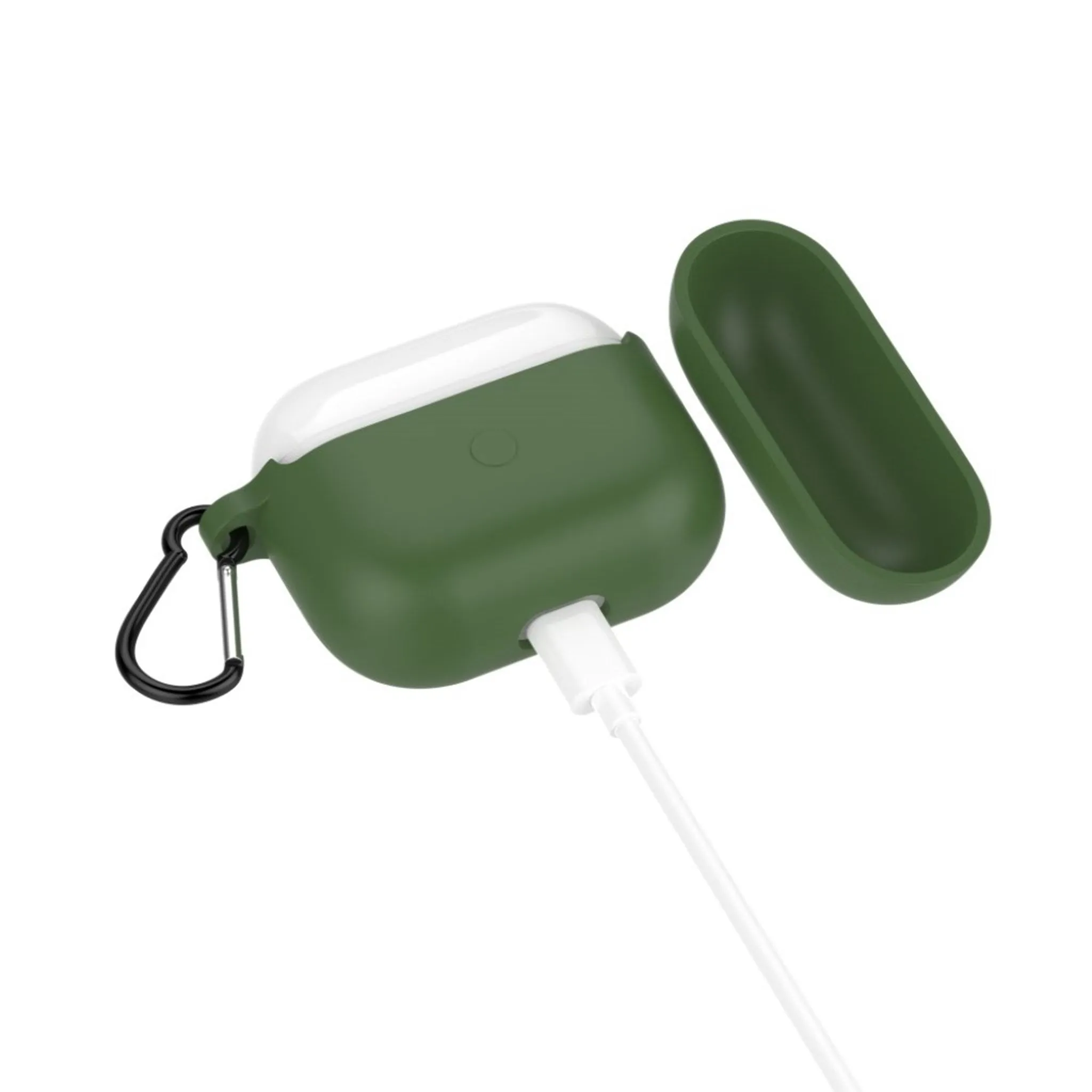 AirPods Pro simple silicone case - Army Green