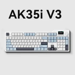 AJAZZ AK35i V3 Wireless 104Keys Screen Mechanical Keyboard