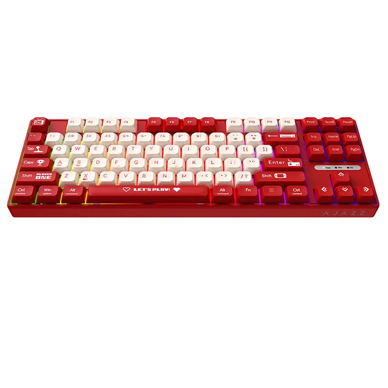 Ajazz AK870MC Rainbow Backlit Mechanical Keyboard