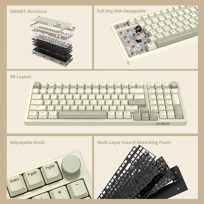 Ajazz AK992 Hot-swappable Mechanical Keyboard