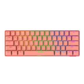 Ajazz STK61 pink Mechanical keyboard RGB (Red switch)