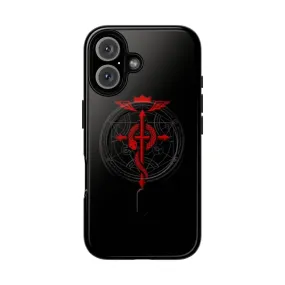 Alchemist-Inspired Magnetic Tough Phone Case for Anime Fans