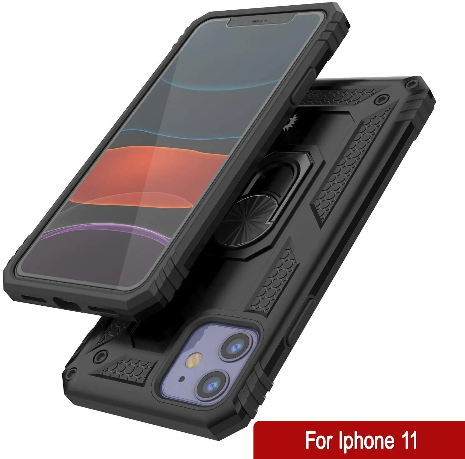 Apple iPhone 11  Punkcase ArmorShield Military Style Case Black