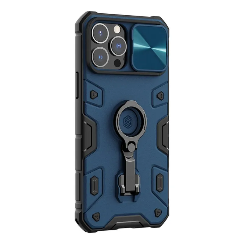 Armor Pro Magnetic Case Slide Camera Case With Ring Kickstand