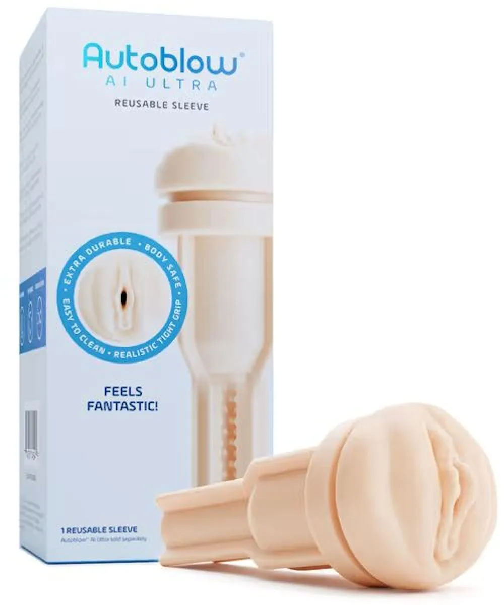 Autoblow AI Ultra Vagina Sleeve - Beige