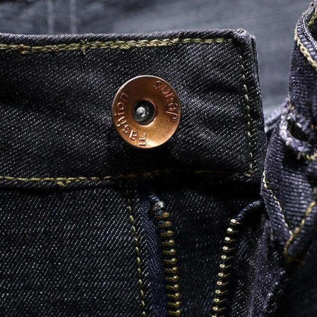 Back pocket embroidery men jeans