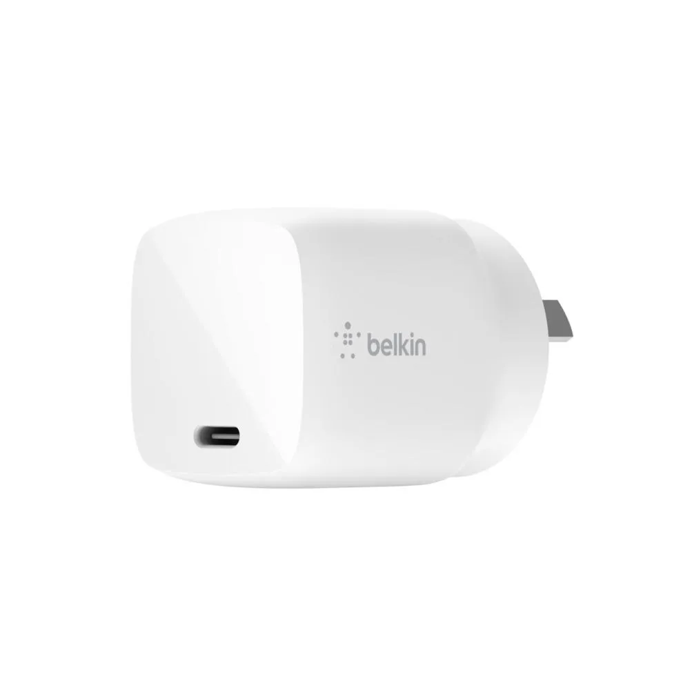 Belkin WCH001myWH BOOST↑CHARGE™ 30W USB-C PD GaN Wall Charger