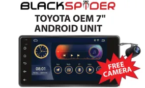 Blackspider BSTY7A OEM for Toyota with CarPlay & Android Auto & Free Camera!!