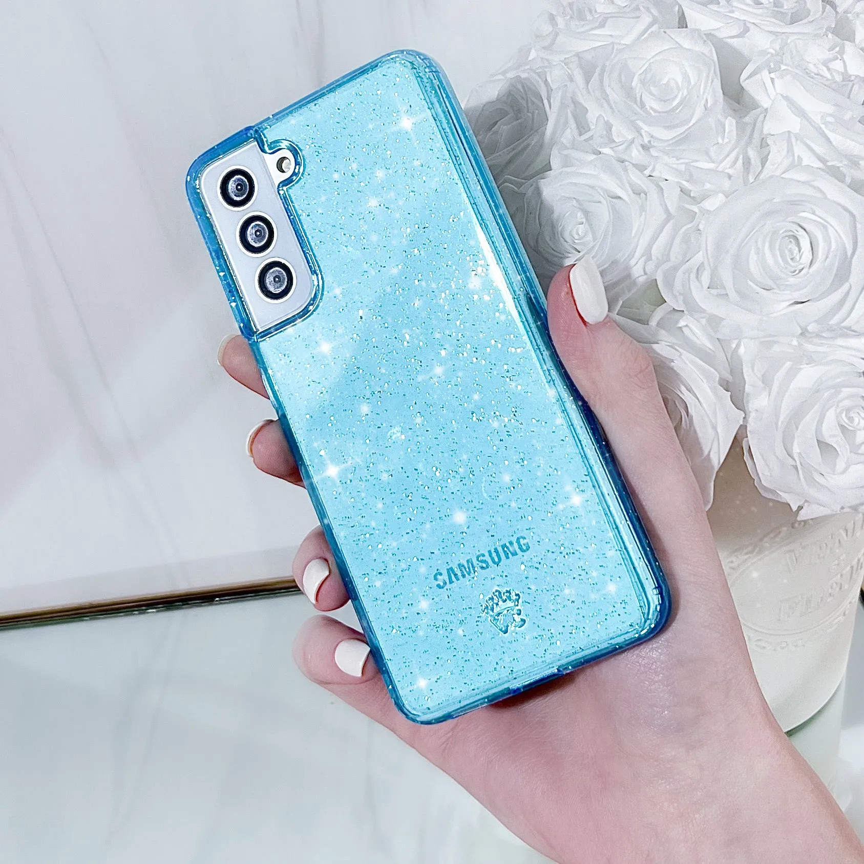 Blue Stardust Samsung Case