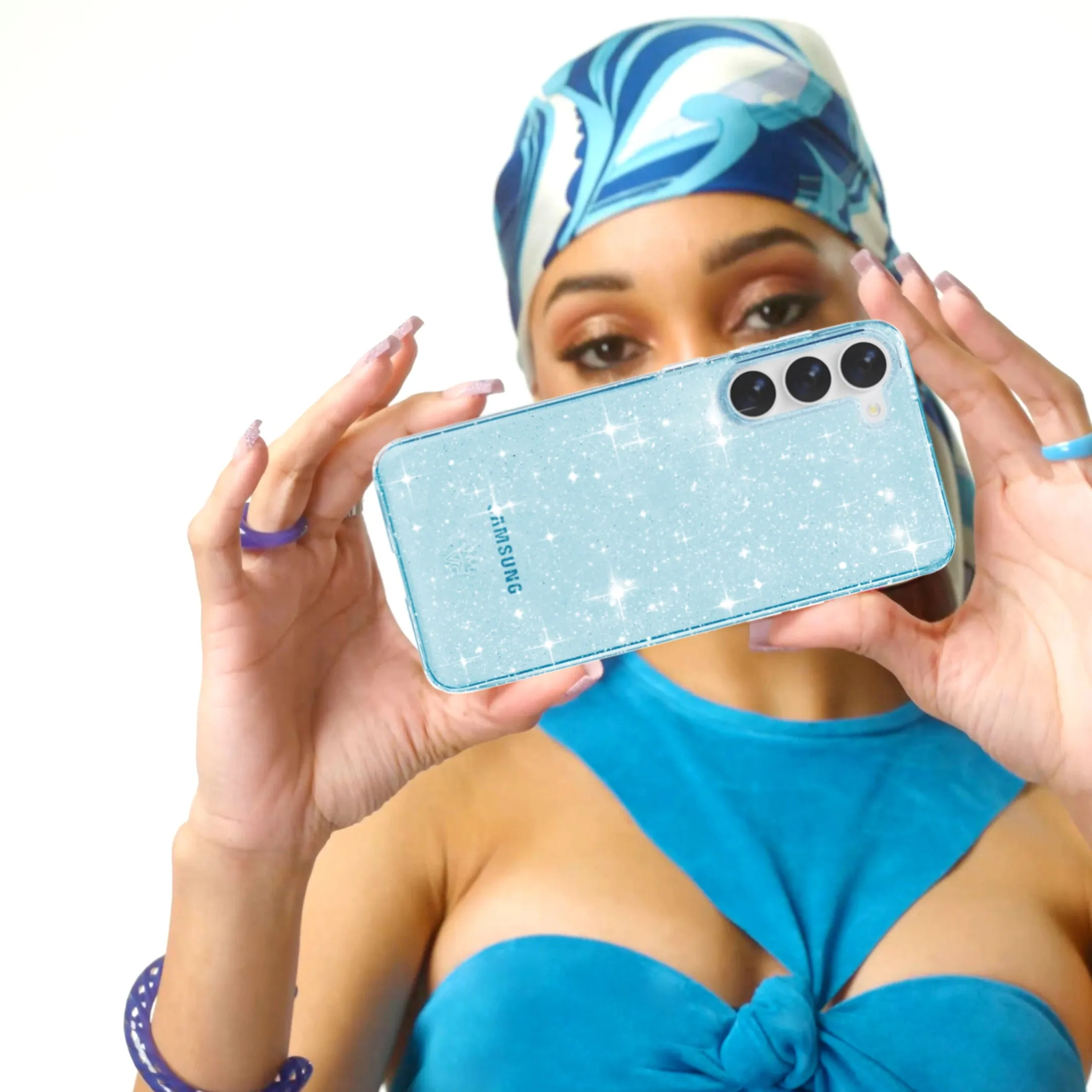 Blue Stardust Samsung Case