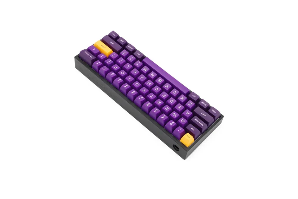 bm60 rgb poker 60% gh60 hot swap Custom Mechanical Keyboard PCB program QMK underglow type c