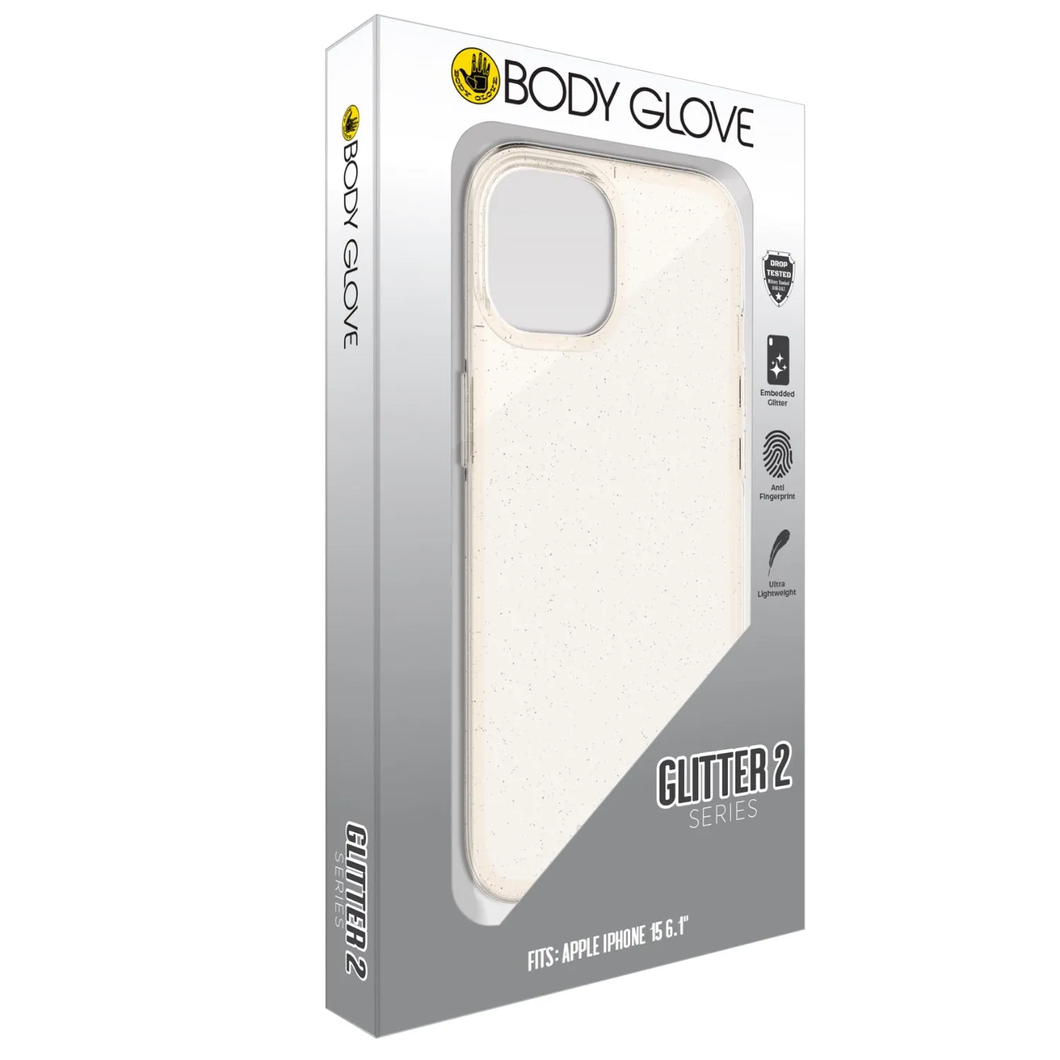 Body Glove Glitter2 Case - Apple iPhone 15 - BGGLT-IP15-PK