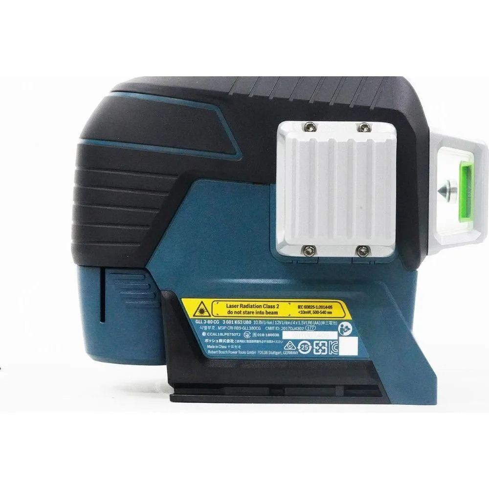 Bosch GLL 3-80 CG Line Laser Level (Green Laser) [3x 360° Lines] (100 meters)