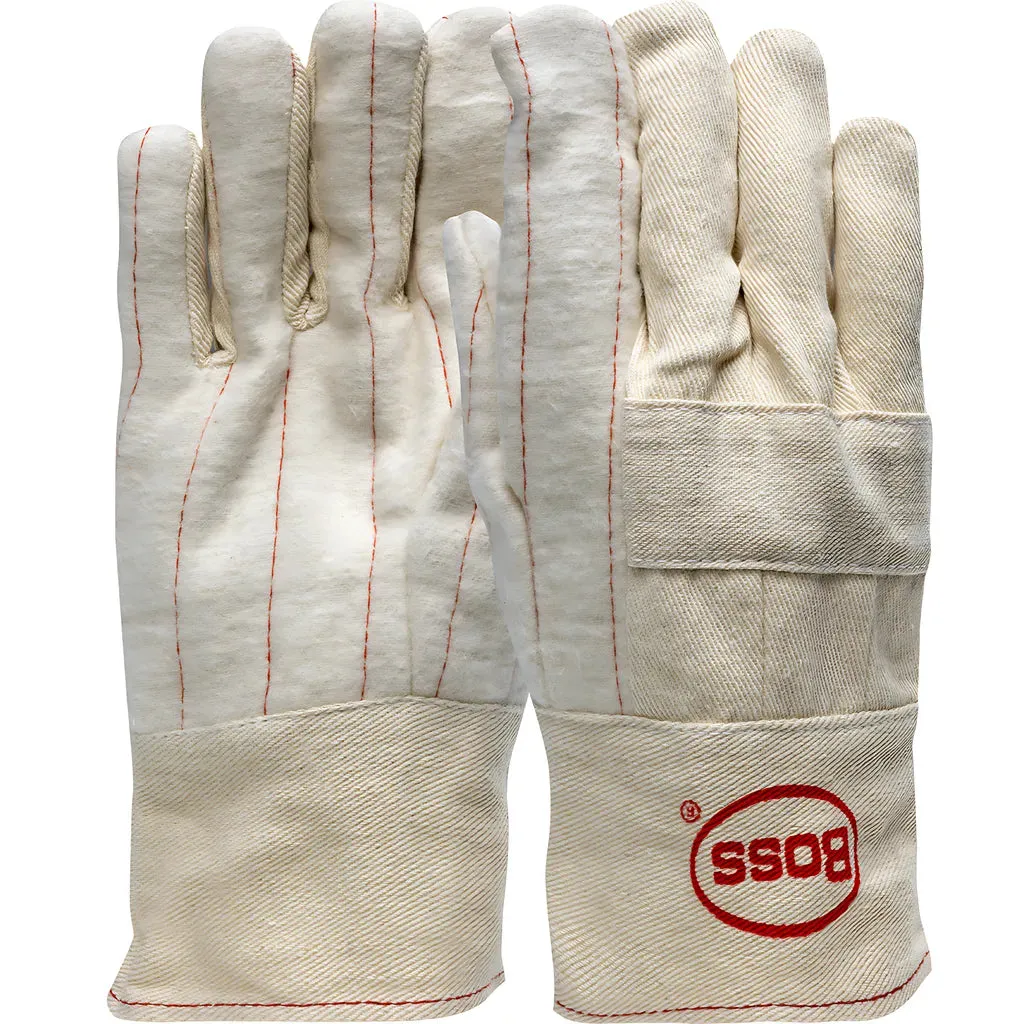 Boss 1JC3017 3-Ply Hot Mill Nap-Out Lined W Band Top Cuff Knuckle Strap