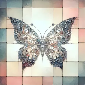 butterfly metal wall art