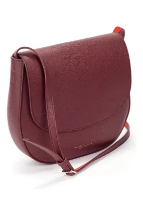 Campo Marzio Kym Saddle Bag - Plum Tangerine Tango