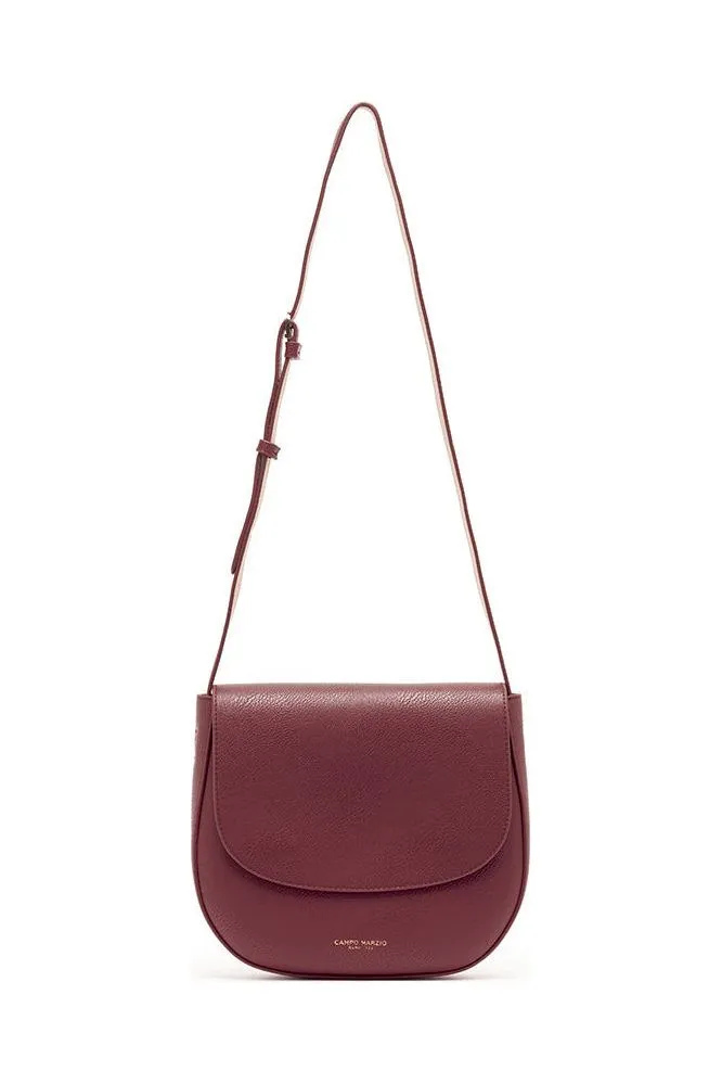 Campo Marzio Kym Saddle Bag - Plum Tangerine Tango