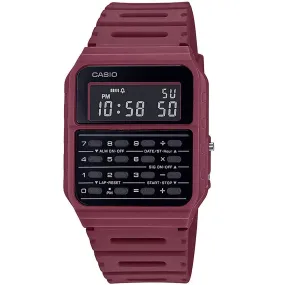 Casio CA-53WF-4B Calculator Resin Watch for Men and Women