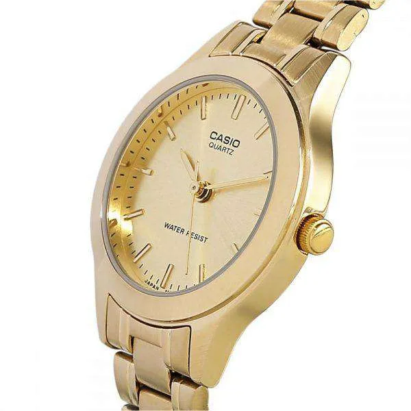 Casio Vintage LTP-1128N-9ARDF Women's Gold Stainless Watch for Women