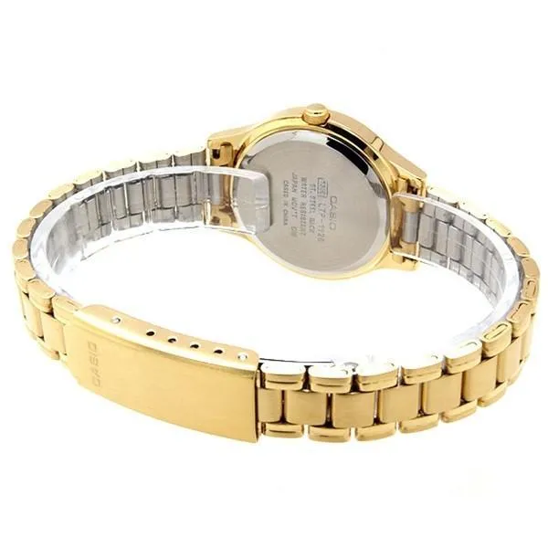 Casio Vintage LTP-1128N-9ARDF Women's Gold Stainless Watch for Women