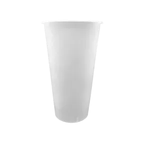 CCF 16OZ(D90MM) Premium PP Injection Plastic Cup - Frosted 500 Pieces/Case