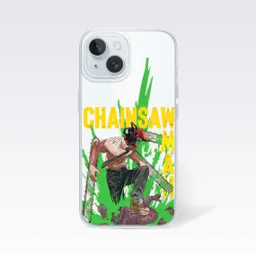 Chainsaw Man Anime Clear Silicon Cover