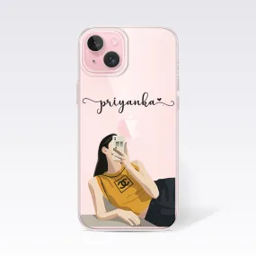 Channel Girl Don t Cry - Custom Name Clear Silicon Cover