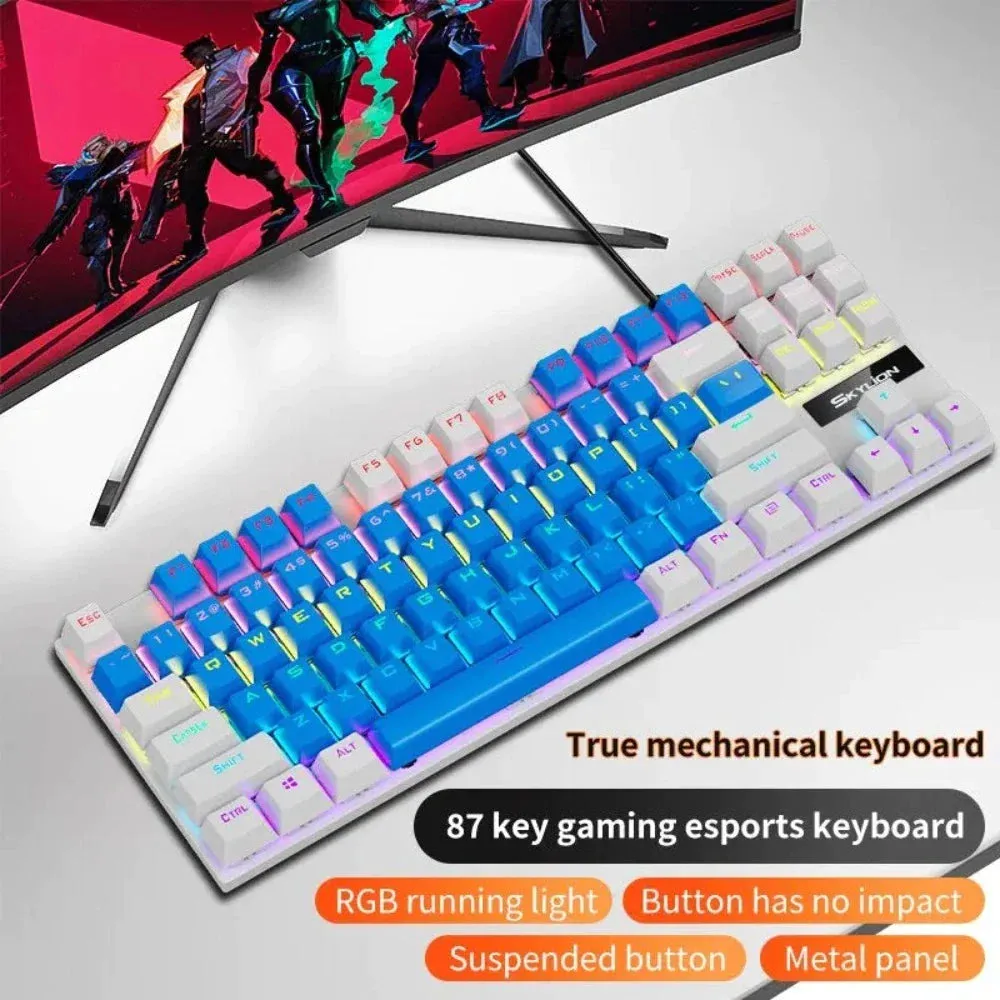 ChromaGlow USB Wired Gaming Keyboard