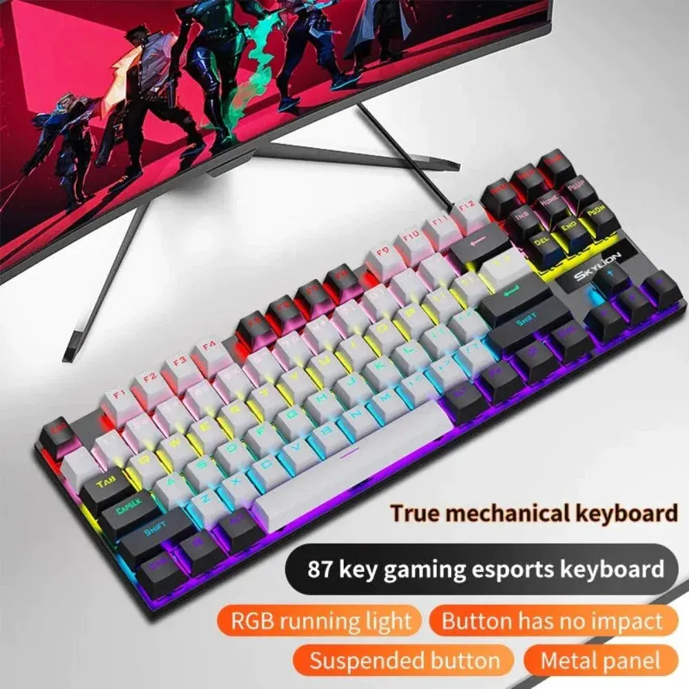 ChromaGlow USB Wired Gaming Keyboard