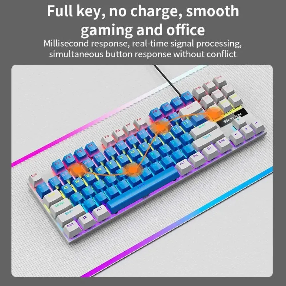 ChromaGlow USB Wired Gaming Keyboard