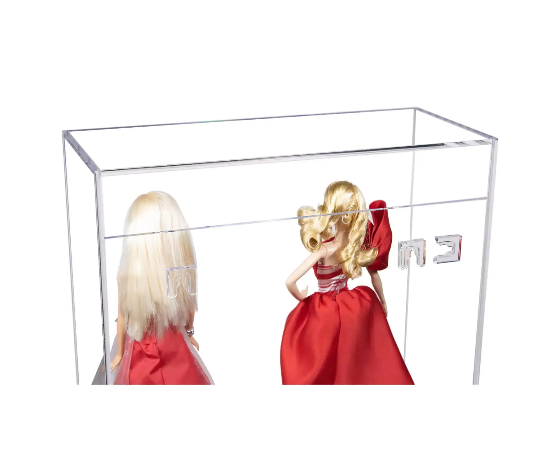 Clear Acrylic Double Barbie Doll Display Case (A124A)